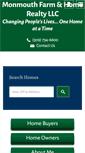 Mobile Screenshot of monmouthfarmandhomerealty.com